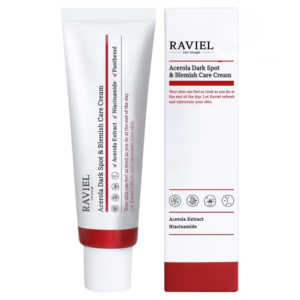 Crema para manchas tamaño viaje con acerola | KUDZŪ - RAVIEL Acerola Dark Spot & Blemish Care Cream 10ml