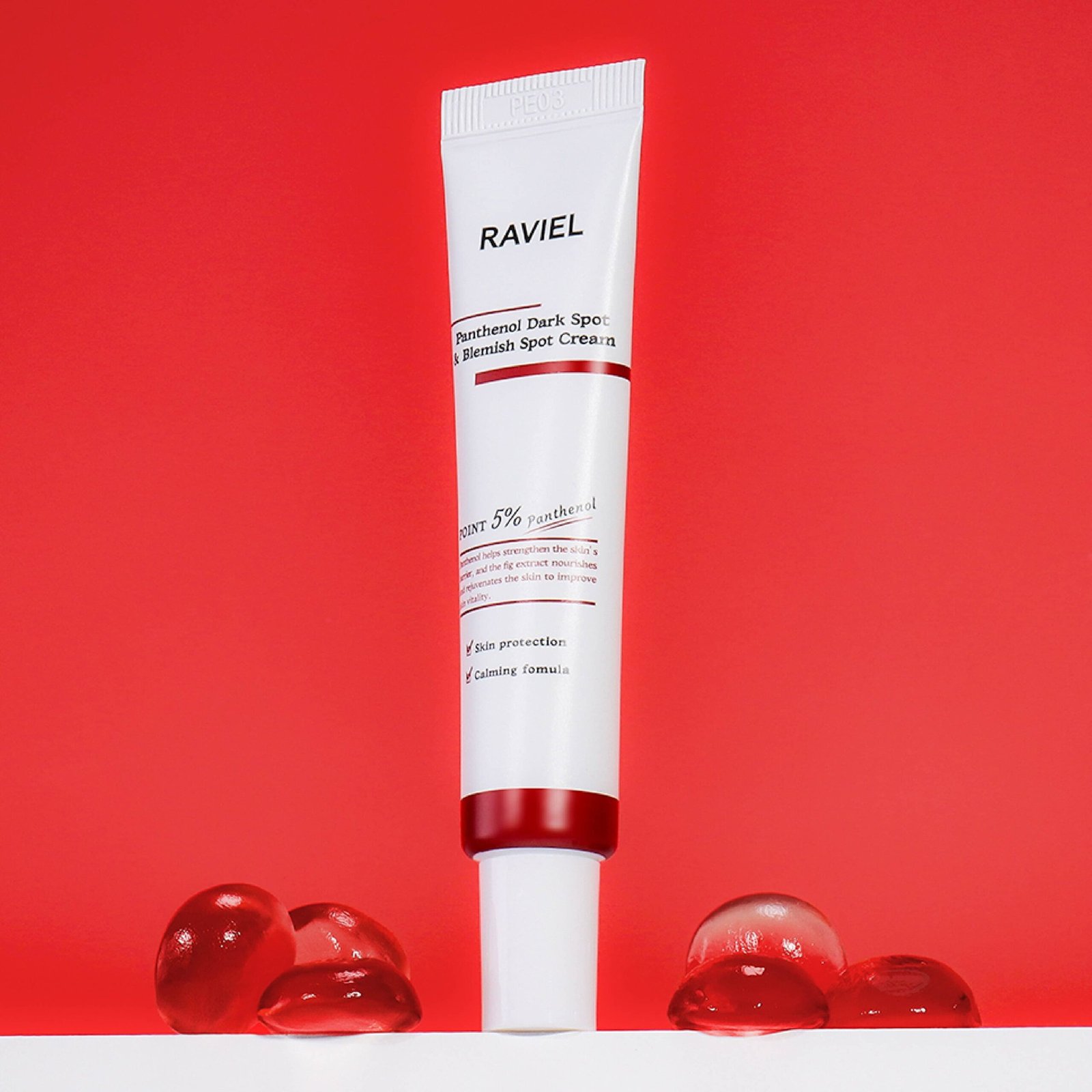 Crema de pantenol para manchas, piel sensible | KUDZŪ -Panthenol Dark Spot & Blemish Cream 15 ml