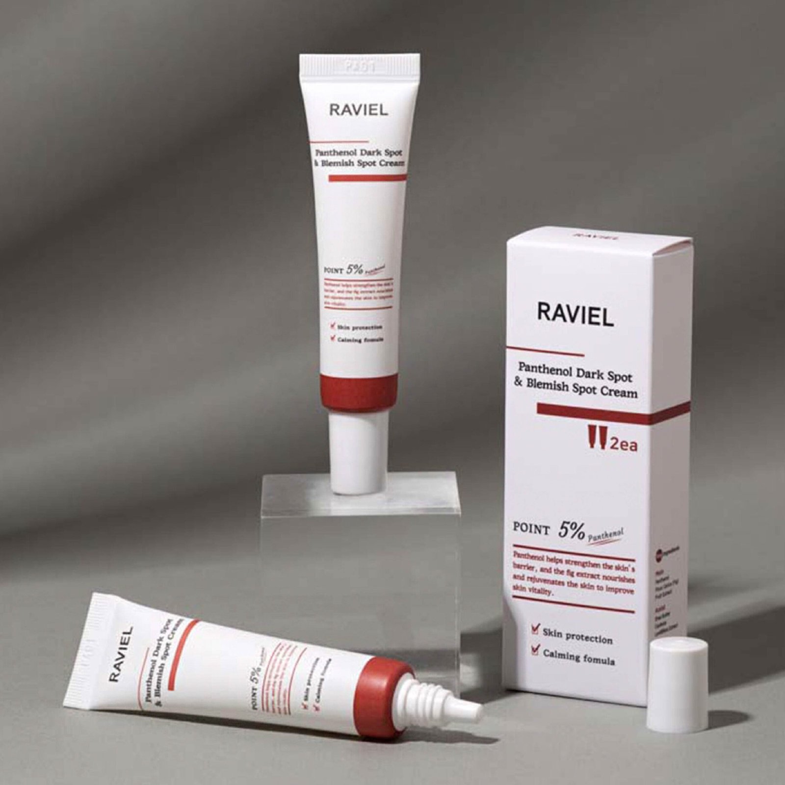 Crema de pantenol para manchas, piel sensible | KUDZŪ -Panthenol Dark Spot & Blemish Cream 15 ml